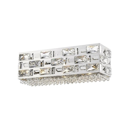 Z-Lite Aludra 3 Light Vanity, Chrome 912-3V-CH-LED